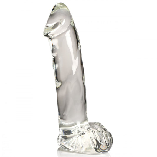 Glass Dildo with Balls