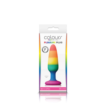 Rainbow Pleasure Plug - Small