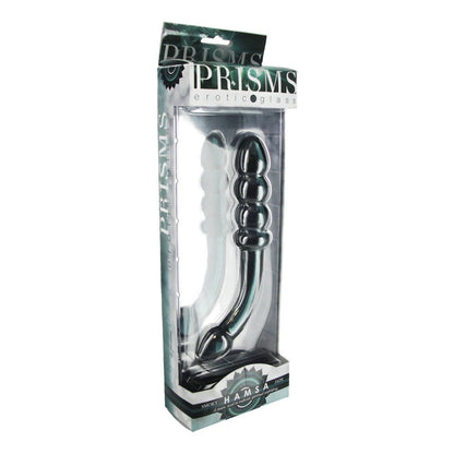 Hamsa Glass Dildo Smoky Jade