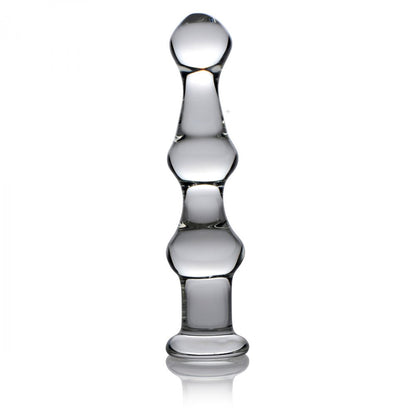 Mammoth 3 Bumps Glass Dildo