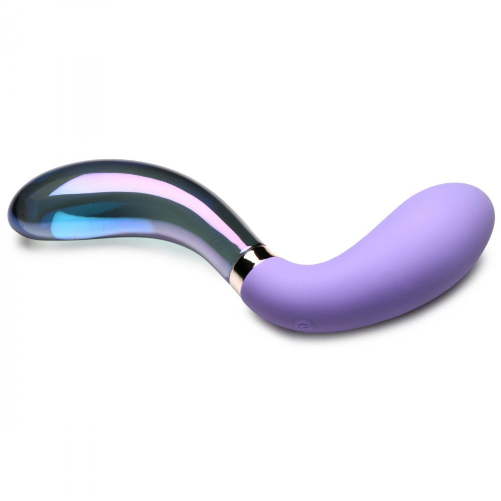 Pari Dual Ended Wavy Silicone and Glass Vibrator