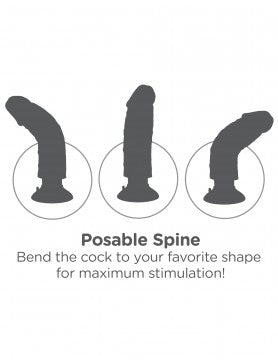 King Cock 10 Inch Vibrating Suction Cup